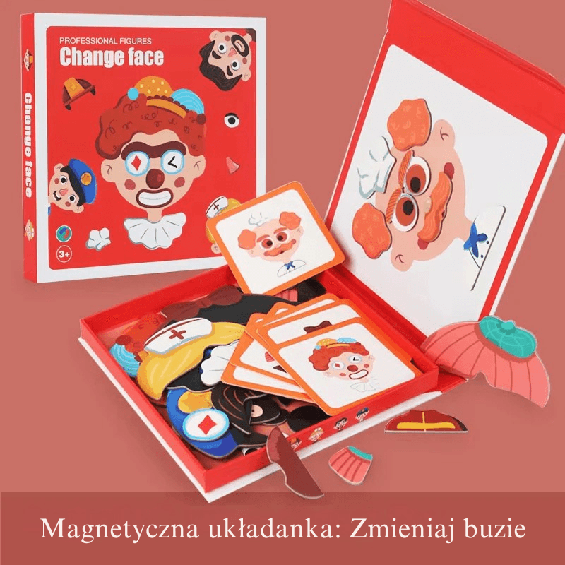Magnetyczna układanka emocji Change Face