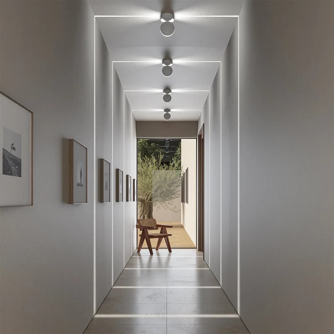 WIDMA | Kinkiet 360° w matowej bieli