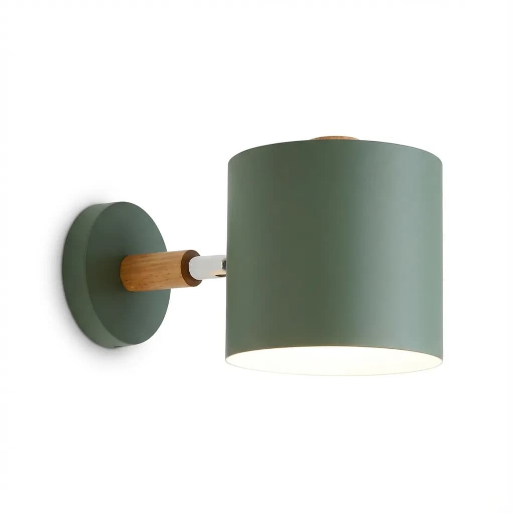 Sveno | Lampa Ścienna | Metal i Drewno 1.5kg