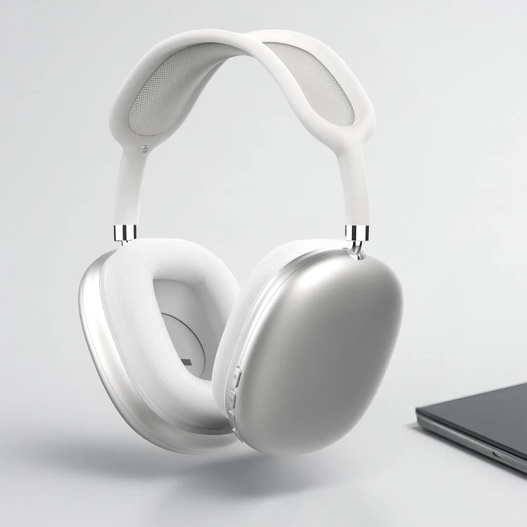 Słuchawki Bluetooth ANC Over-Ear – Bezprzewodowe do Pracy i Podróży