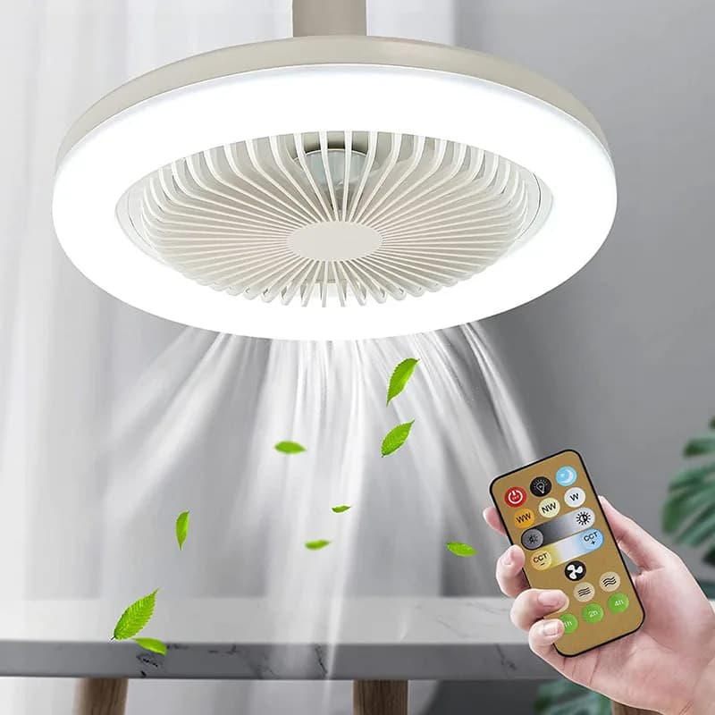 Wentylator Sufitowy z Lampą LED – Oświetlenie do Salonu i Sypialni