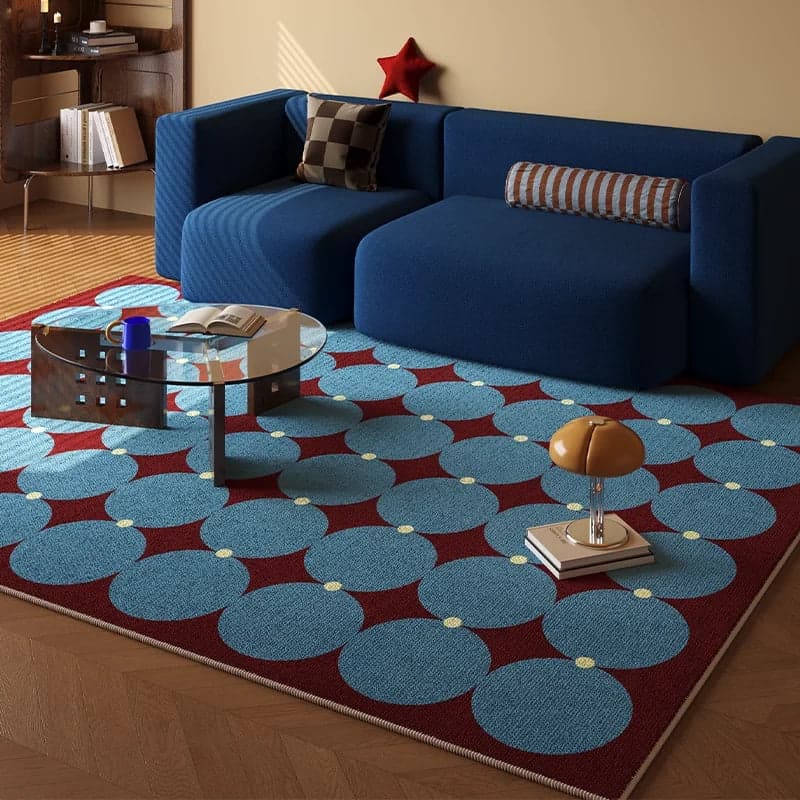 VIKAMA Vintage Aksamitny Dywanik | Plamoodporny 120x160 cm | 1.5 kg