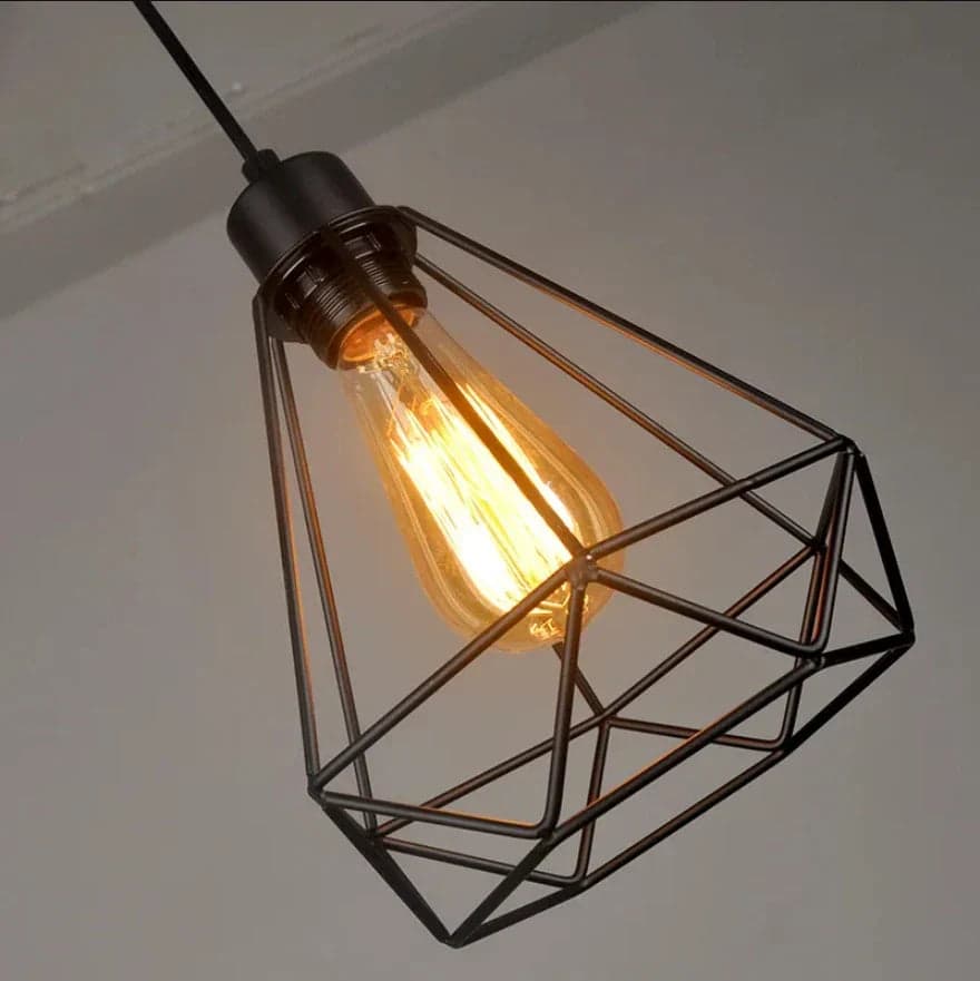 Żyrandol Retro | Metalowe Wykończenie 0,82 kg | Idealny Do Salonu, Sypialni I Pokoju